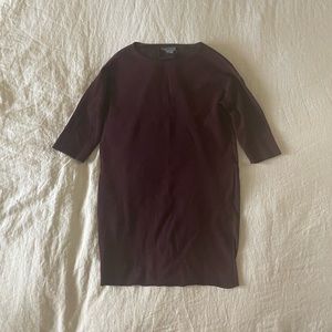 Vince mixed-media sweater dress